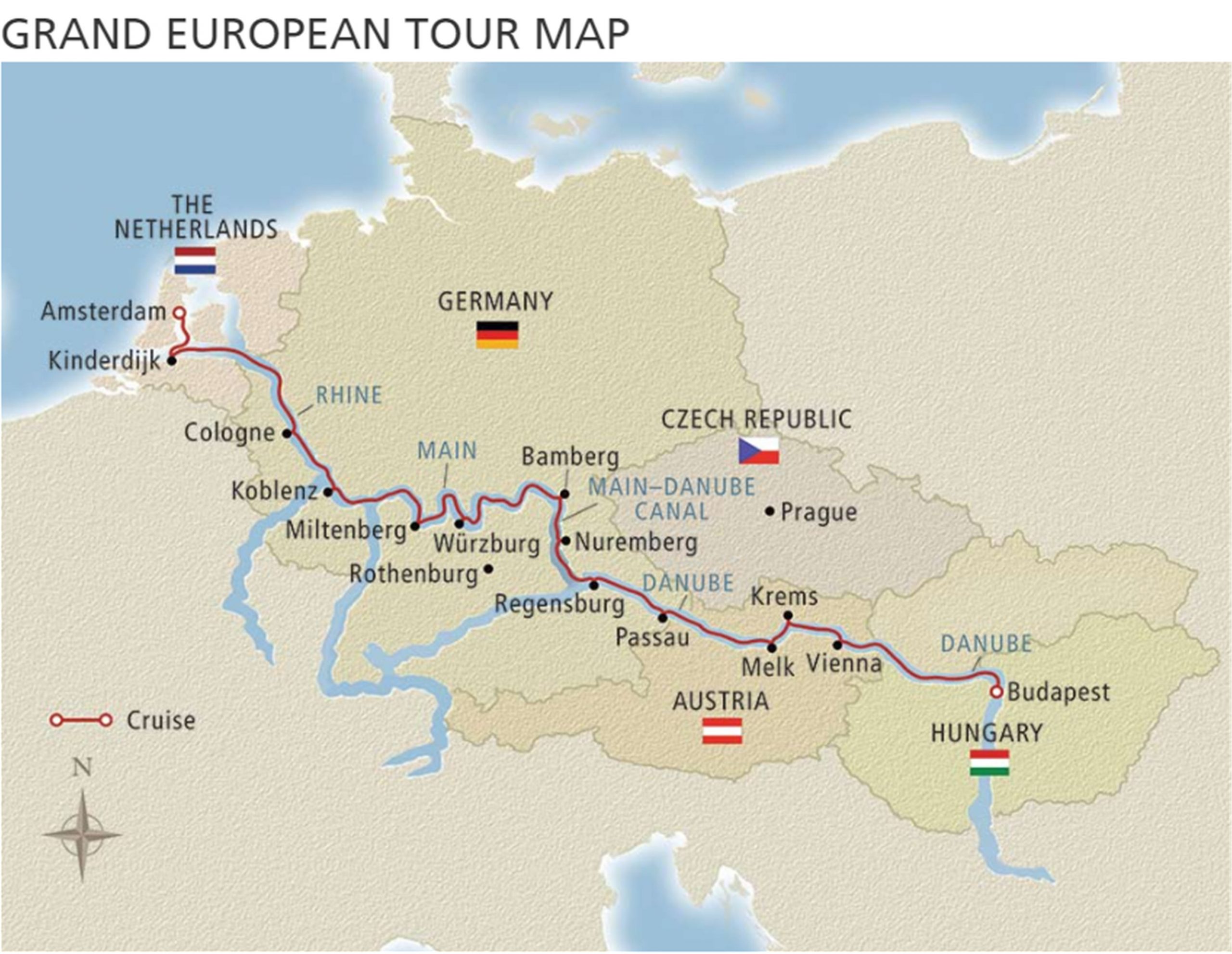 Viking Cruise Map
